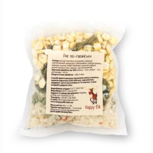 Рис по-гавайськи (з сублімованими овочами) Happy Elk прозора упаковка