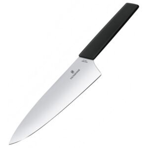 ДубльКухонний ніж Victorinox Swiss Modern Carving 20см широк. с черн. ручкой (блистер)