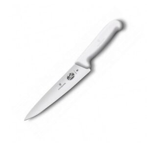 Ніж кухонний Victorinox Fibrox Carving обробний 19 см білий (Vx52007.19)
