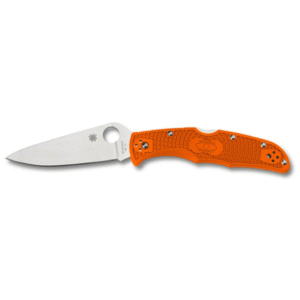 Ніж складний Spyderco Endura 4 Flat Ground помаранчевий (C10FPOR)