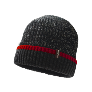 Шапка водонепроникна Dexshell, р-р L/XL (58-60 см), з червоною смужкою