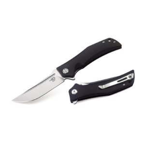Нiж складаний Bestech Knife SCIMITAR Black BG05A-1