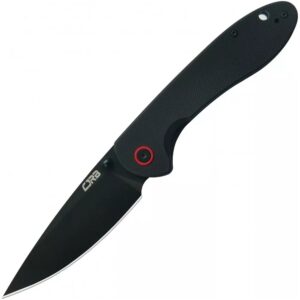 Нож CJRB Feldspar Black Blade, AR-RPM9 Steel, black