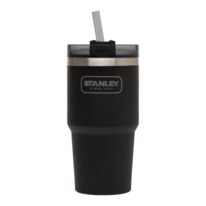 Термочашка з соломинкою Stanley Adventure Quencher 0.6 л Чорна