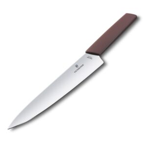 Кухонний ніж Swiss Modern Carving 22см с бордо. ручкой (блистер)