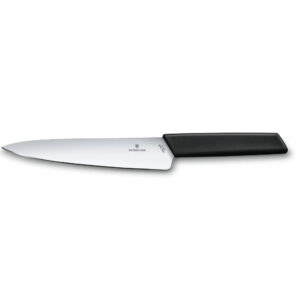 Кухонний ніж Swiss Modern Carving 19см с черн. ручкой (блистер)