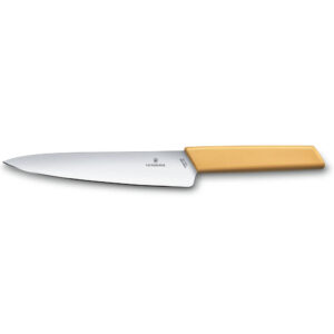 Кухонний ніж Swiss Modern Carving 19см с желт. ручкой (блистер)