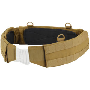 Пояс Condor SLIM BATTLE BELT с системой Молли, без ремня койот L
