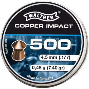 Кульки Umarex Walther Pointed Waisted Pellets 0,48гр. кал.177, 500шт. (4.1933)