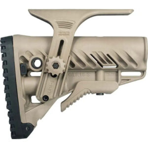 Приклад FAB Defense GLR-16 CP з регульованою щокою для AR15/M16. Tan