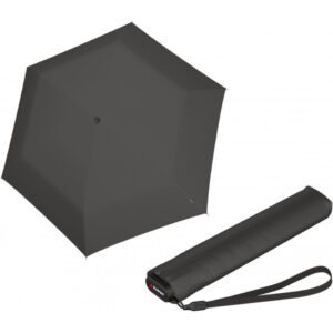 Парасоля Knirps US.050 Dark Grey Мех/Складана/6спиць /D90x21см
