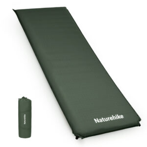 Килимок самонадувний одномісний Naturehike CNK2450WS020, 100 мм, темно-зелений