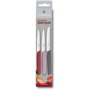 Набір кухонний Swiss Modern Paring Set 3шт c цветн. ручками (3 ножа) Flower (Lim.Ed. 2022)