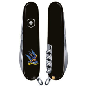 Складаний ніж Victorinox HUNTSMAN UKRAINE Тризуб із серцем + I love Ukraine 1.3713.3_T1310u